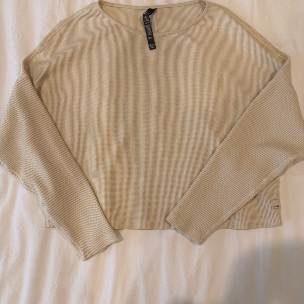 Vuori waffle knit long sleep top